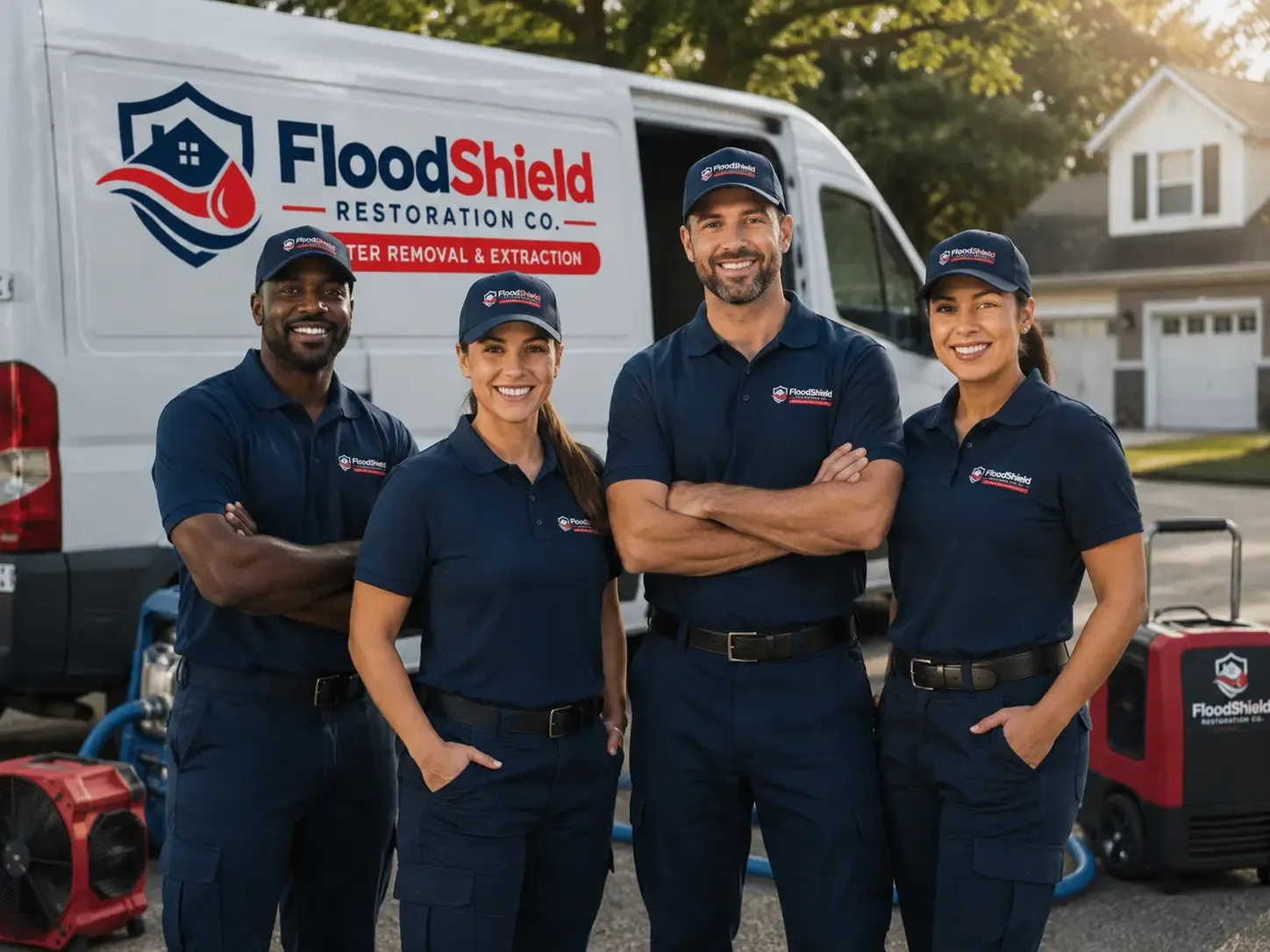 Flood Damage Restoration company in Middle Point, OH
