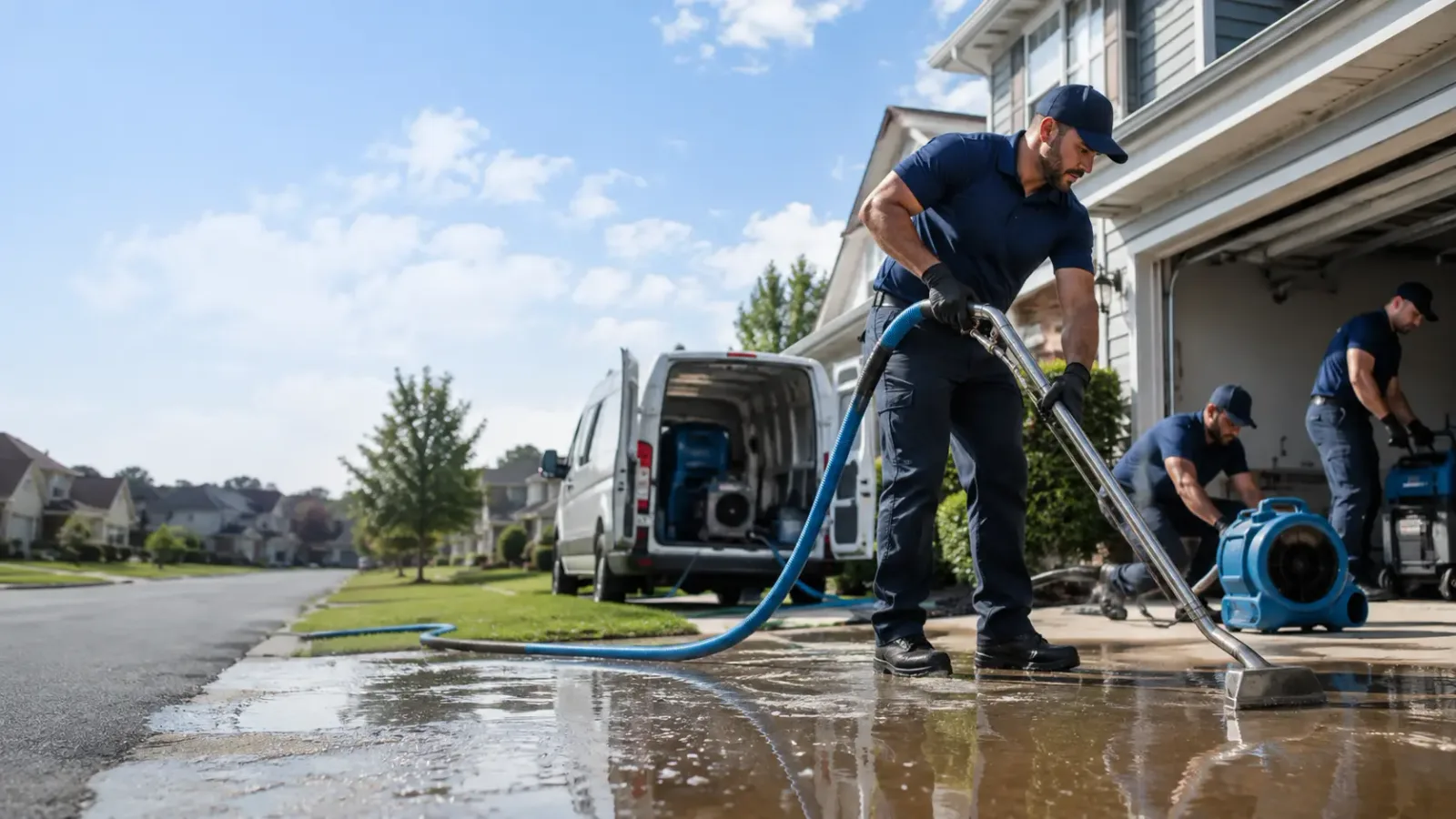 Flood Damage Restoration in Middle Point, OH